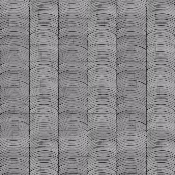 Stylish Roof Tile 3D Model for Wall Design