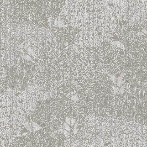 Chemps Elys2 Jungle Seamless Wall Fabric 3D Model in White