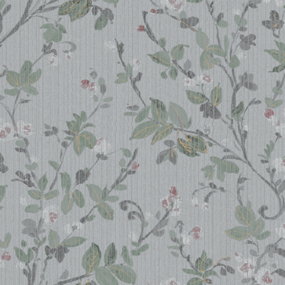 Chemps Elys2 Green Shade Seamless Wall Fabric CL2-6901