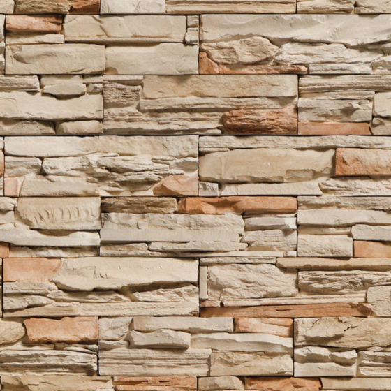 Brown Wall Panel Rock Map 3D Model