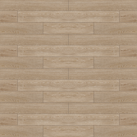 Natural Wood-Colored Floor Tile 3D Model