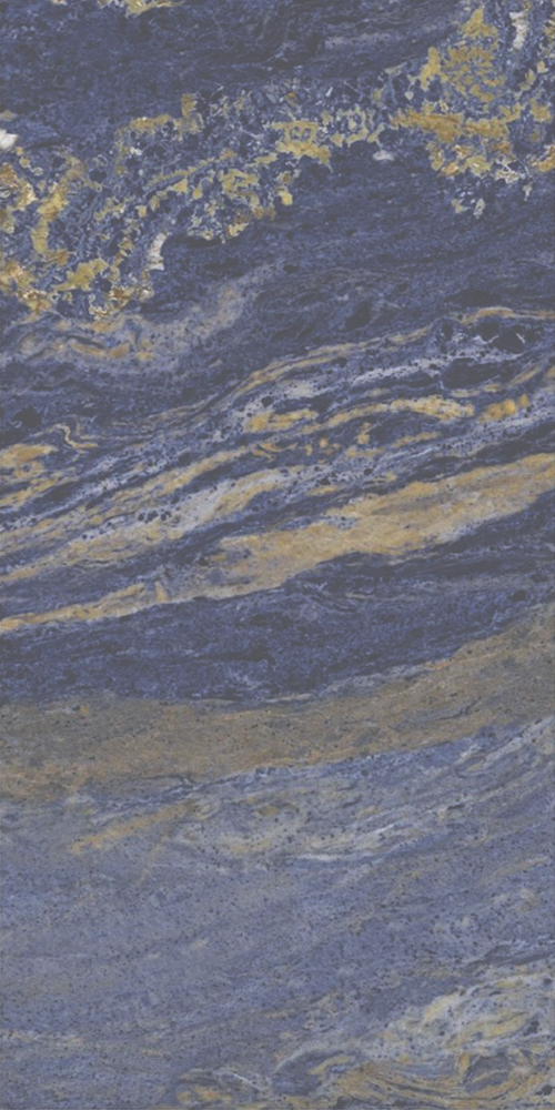 SANDIMAS Neptune Blue F3 Marble Tile 3D Model in Yellow