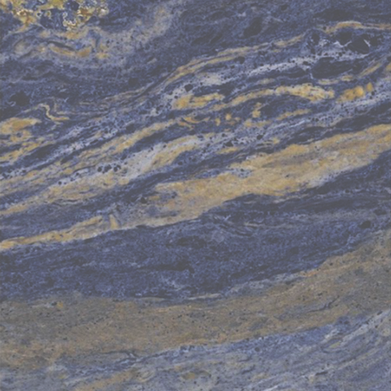 SANDIMAS Neptune Blue F3 Marble Tile 3D Model in Yellow