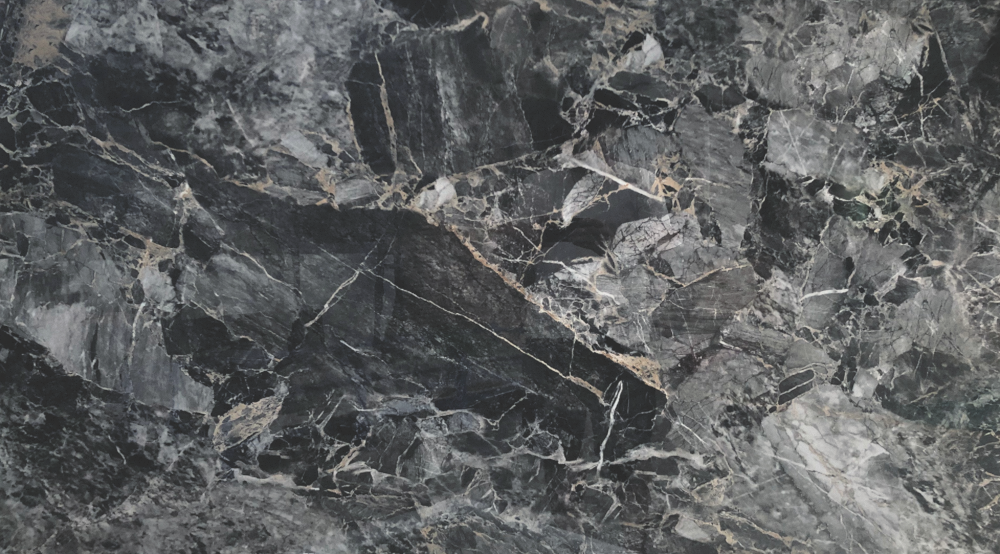 Marble slab black glaze dark grey