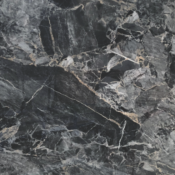 Gray Marble Slab with Black Glaze for Elegant Walls