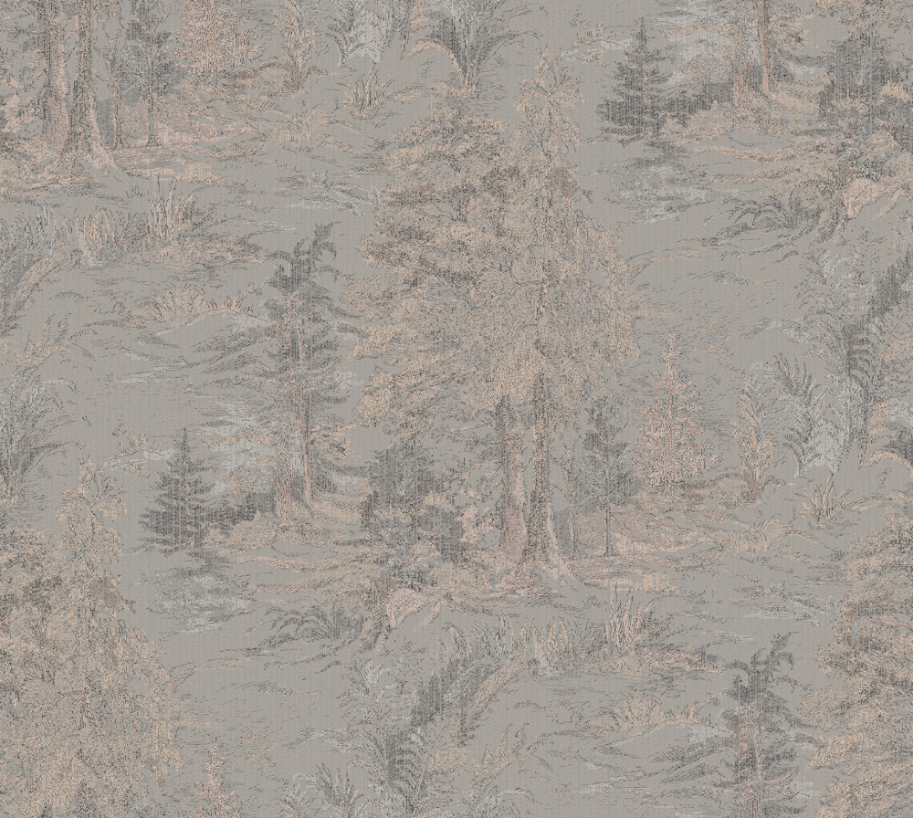 Chemps Elys3- Dream Forest - Seamless wall fabric -CL3-7011