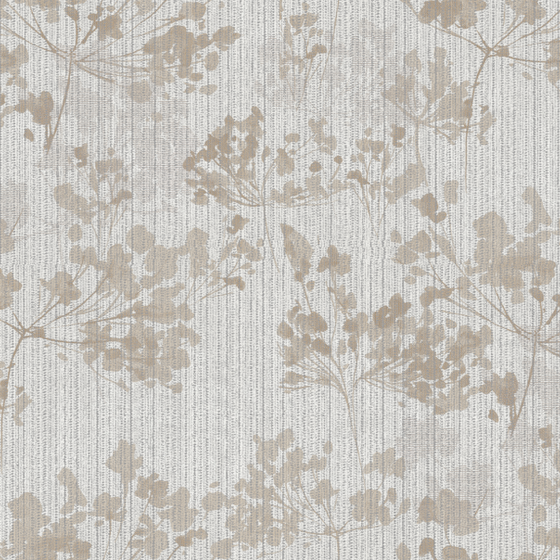 Seamless Beige Leaf Shadow Wall Fabric 3D Model