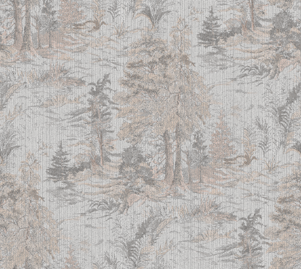 Chemps Elys3- Dream Forest - Seamless wall fabric -CL3-7052