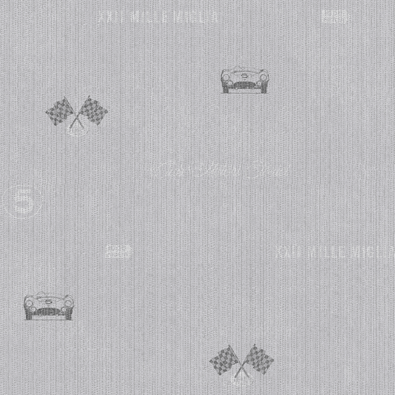 Children's Style White Seamless Wall Fabric - Future Stars