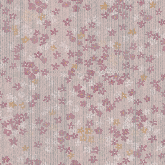 Beige Future Stars Children's Style Seamless Wall Fabric 3D Model