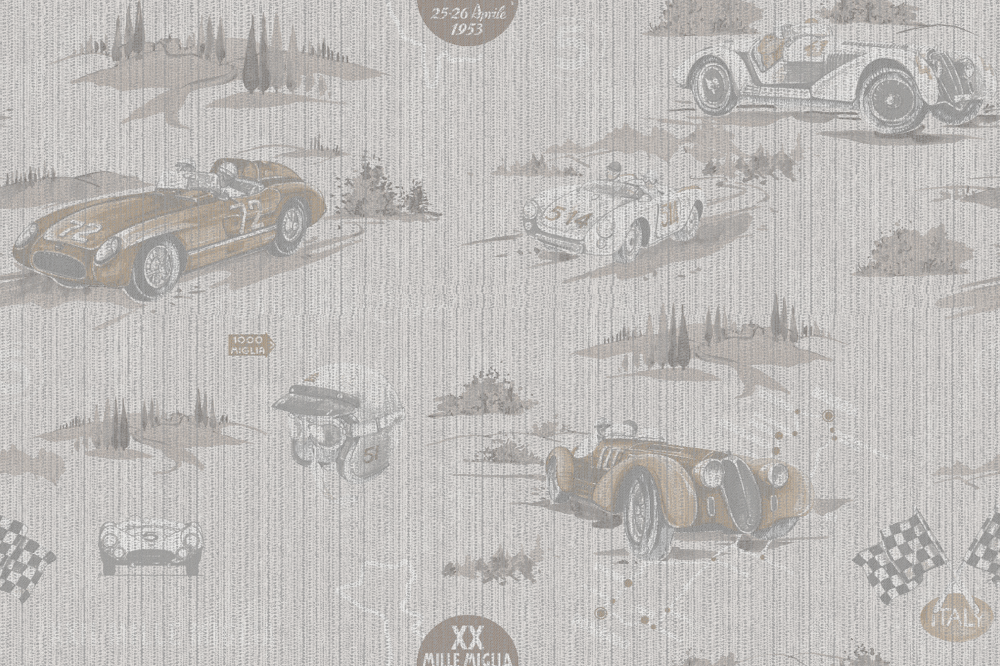 Future stars2- Children's style seamless wall fabric -FS2-7307