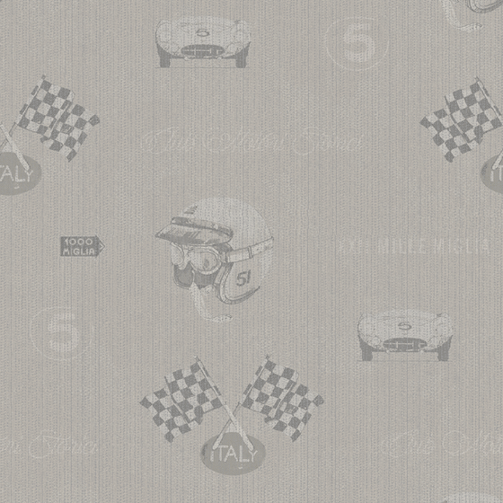 Future Stars2 Children's Style Seamless Wall Fabric in Beige