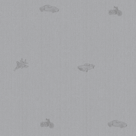 Future Stars Children's Style Seamless Wall Fabric 3D Model in White