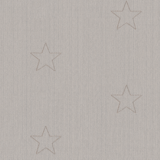 Elegant Future Stars Children's Wall Fabric 3D Model in Beige