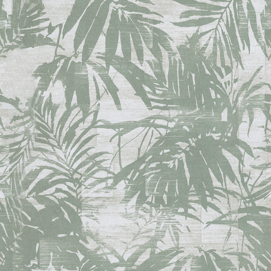 Gray Bamboo Leaf Green Plant Vintage Wallpaper 3D Model