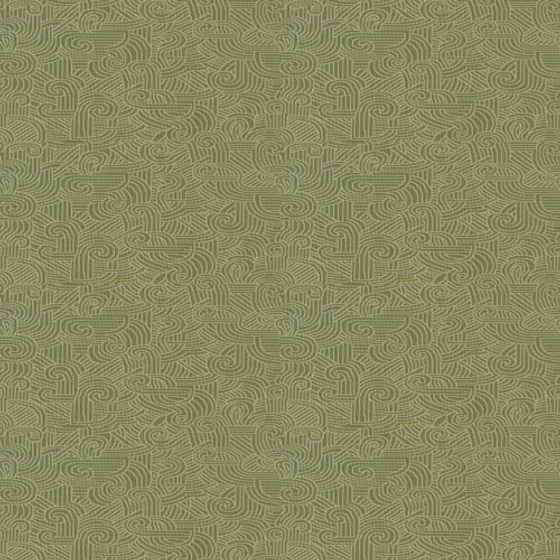 Green Retro Geometric Wallpaper 3D Model