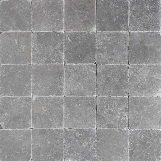 5 Small Square Tiles 3D Model in Gray