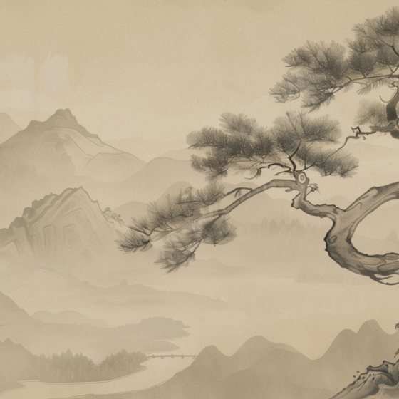 New Chinese-Style Pattern 3D Model in Beige