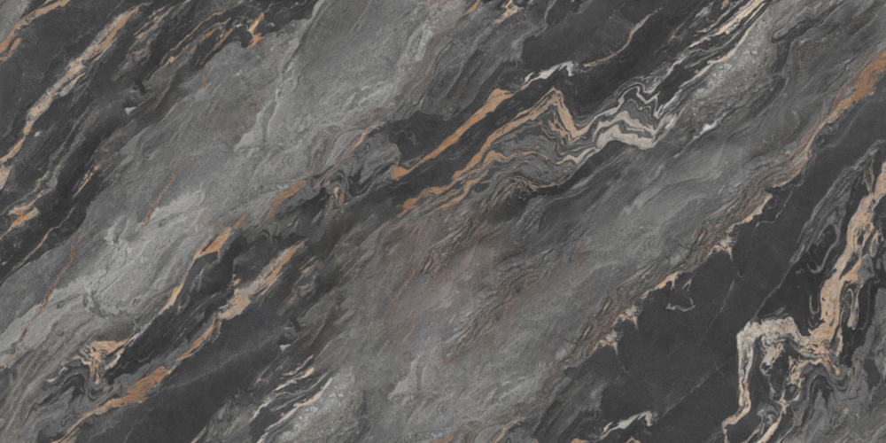 Gray Hanging Gold Marble