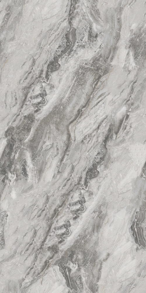 Gray patterned marble high gloss