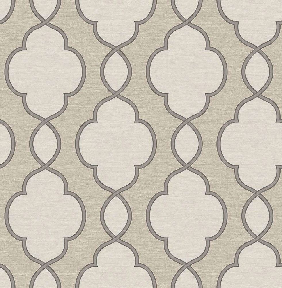 Chinese Light Coffee Color Patterned Wallpaper 1000*1000