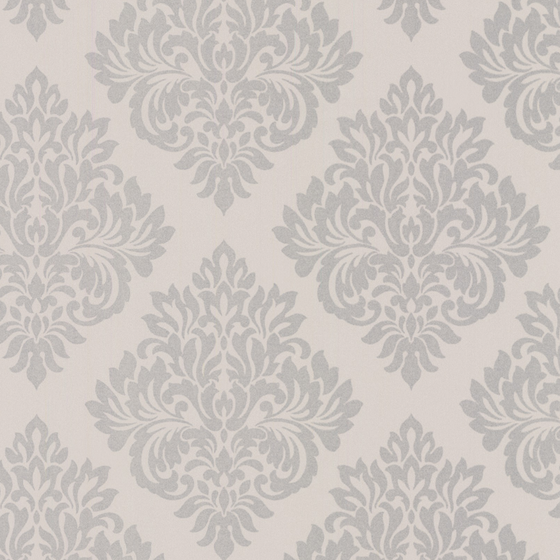 European-Style Light-Colored Patterned Wallpaper 3D Model