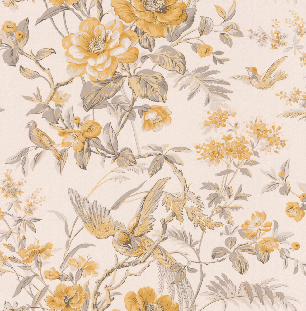 Chinese-Style Plant Printed Wallpaper 600*680