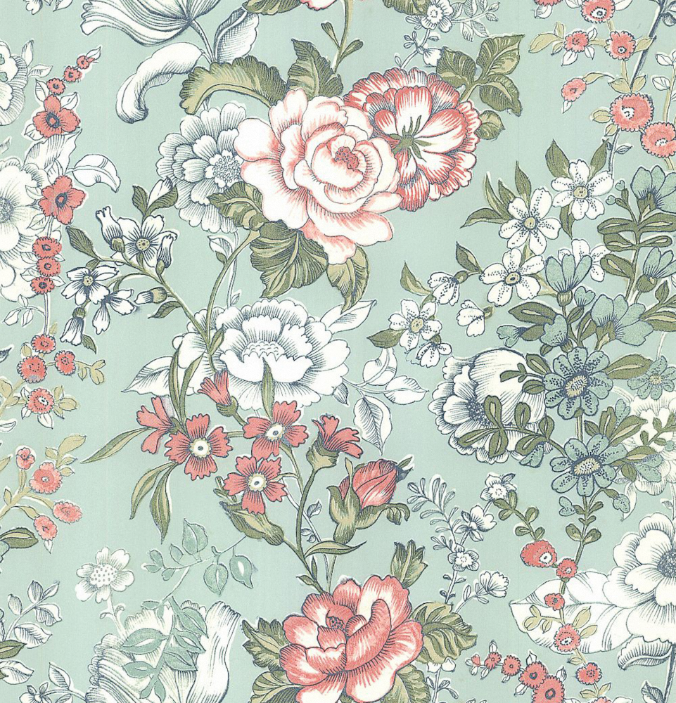 Modern Plant Printed Wallpaper 1000*1000