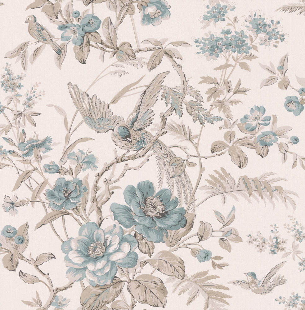 European-Style Plant Print Wallpaper 600*600