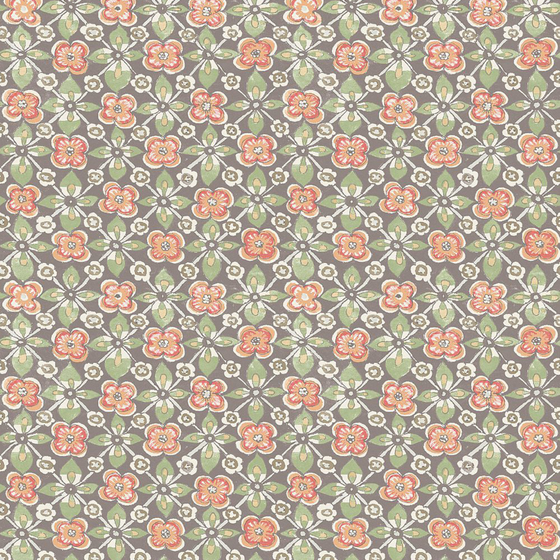 Wood Color Plant Printed Wallpaper 3D Model 600*600