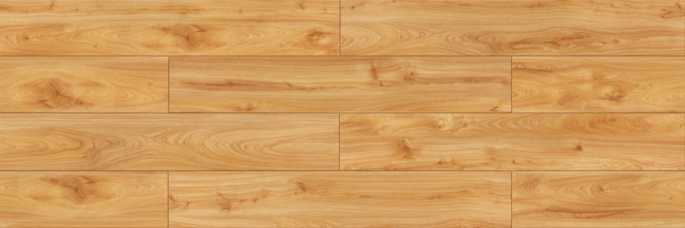 Light-colored patchwork solid wood composite flooring 1500*500