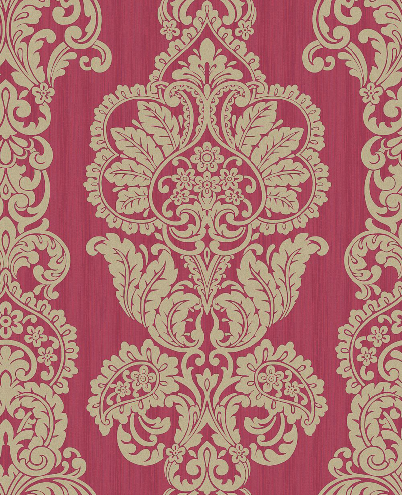 European-Style Red Patterned Wallpaper 800*985