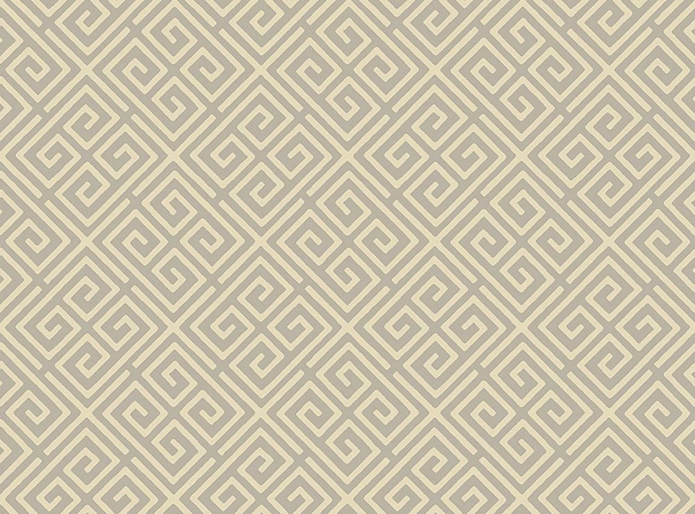 Chinese Light Yellow Geometric Pattern Wallpaper 800*592