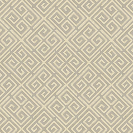 Chinese Light Yellow Geometric Pattern Wallpaper 3D Model 800*592 in Green