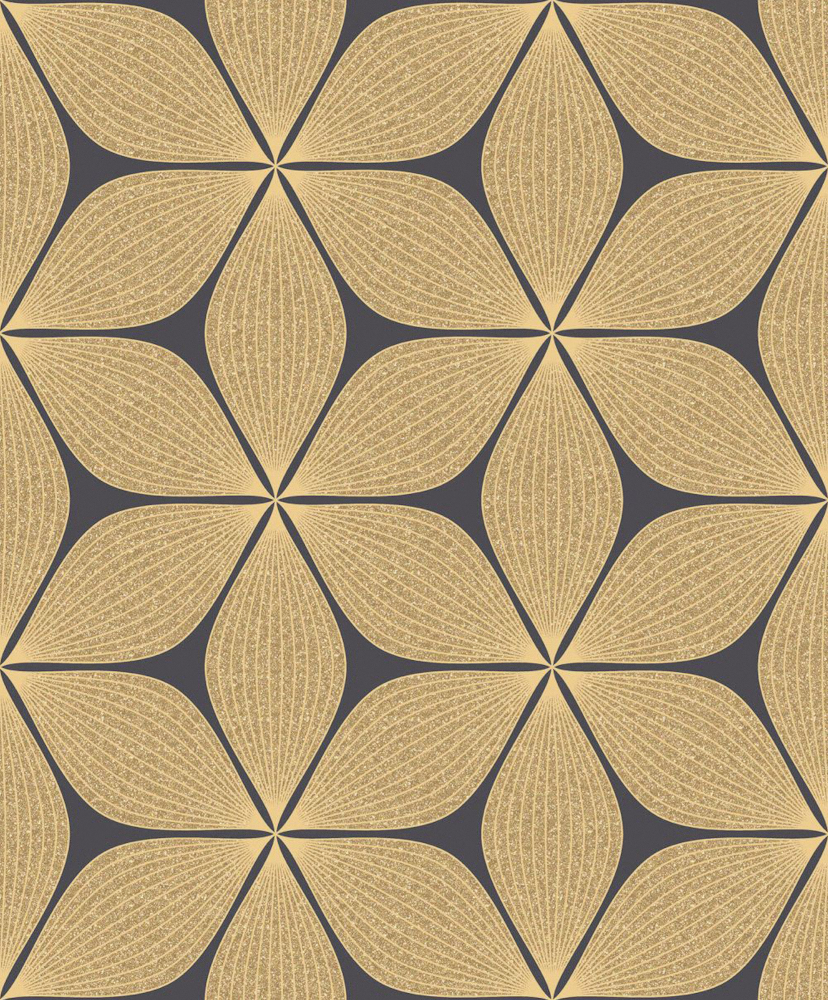Modern Yellow Geometric Texture Wallpaper 700*845