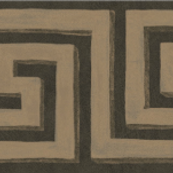 Chinese Style Line Decorative Wallpaper 662*100