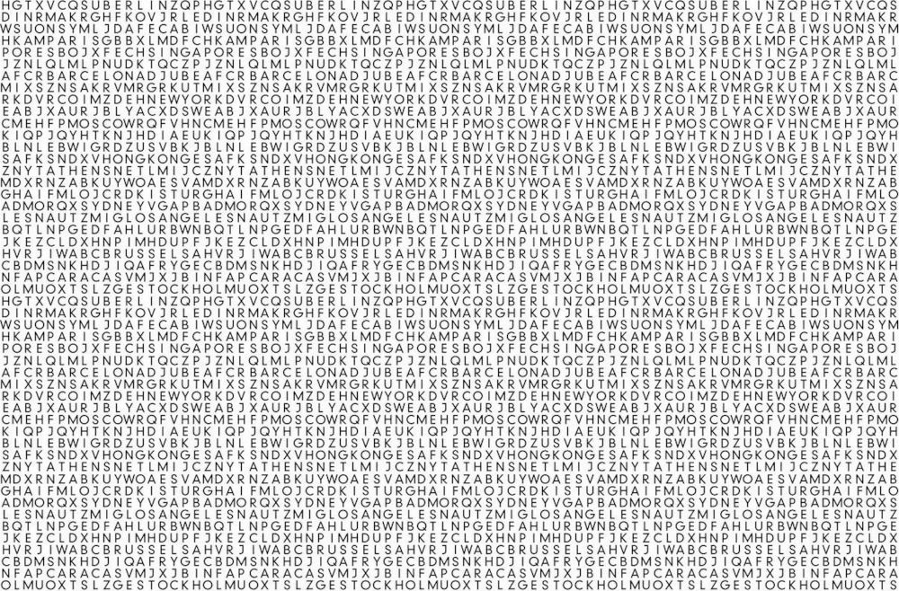 Modern Letter Wallpaper 1000*1000