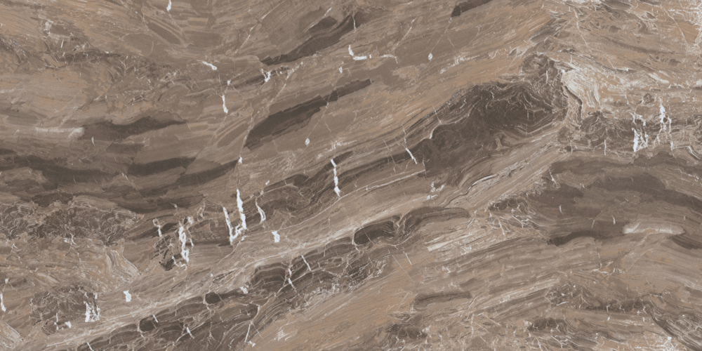 Black Gold Flower Glass Marble 1500*750