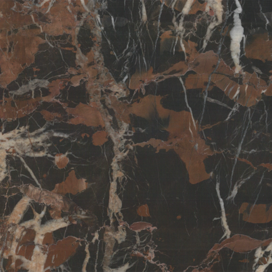 Brown Black Gold Flower Marble 1500x750 3D Model