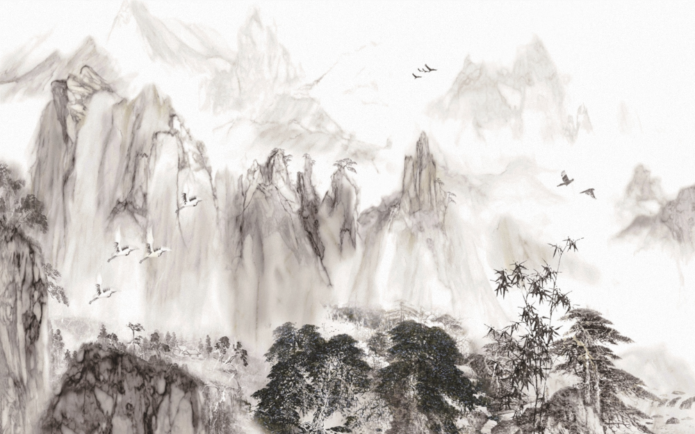 New Chinese-Style Mulin Landscape