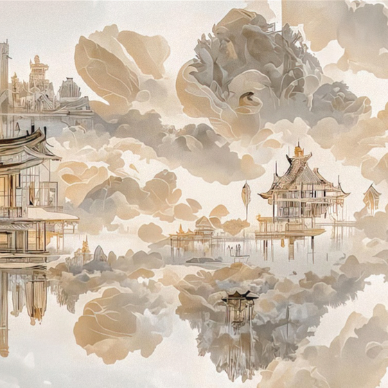 Golden Mountain Water Pavilion Design