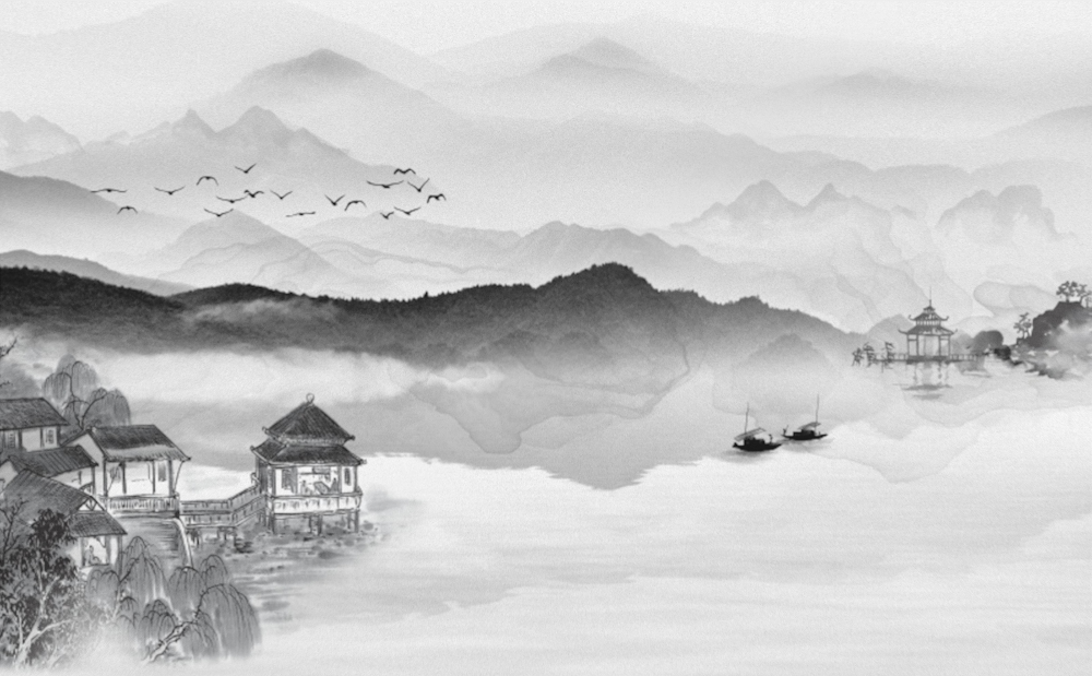 New Chinese-Style Landscape Painting