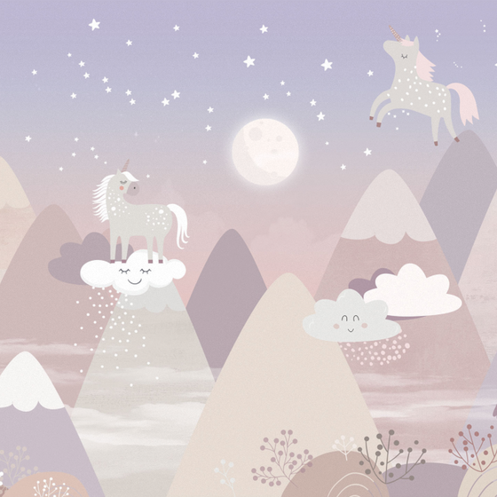 Modern Children's Wallpaper 3D Model