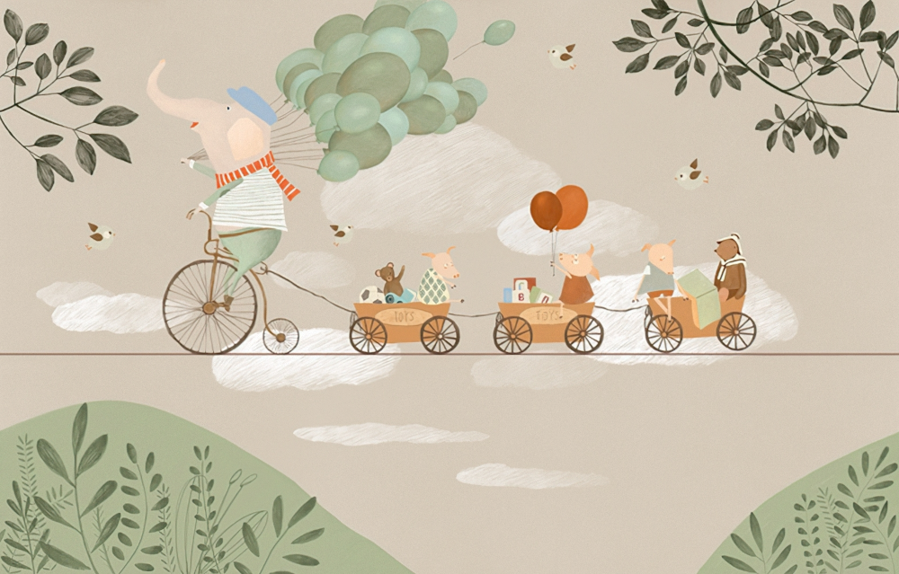 Modern Children's Wallpaper 1000*639