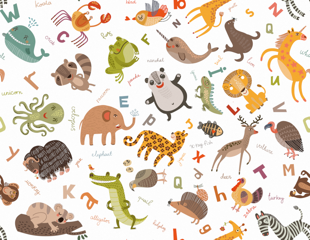 Modern Children's Wallpaper 1000*774